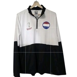 Outerstuff Mens FIFA World Cup Qatar 2022 Country 1/4 Zip Top Jacket Size XL NEW